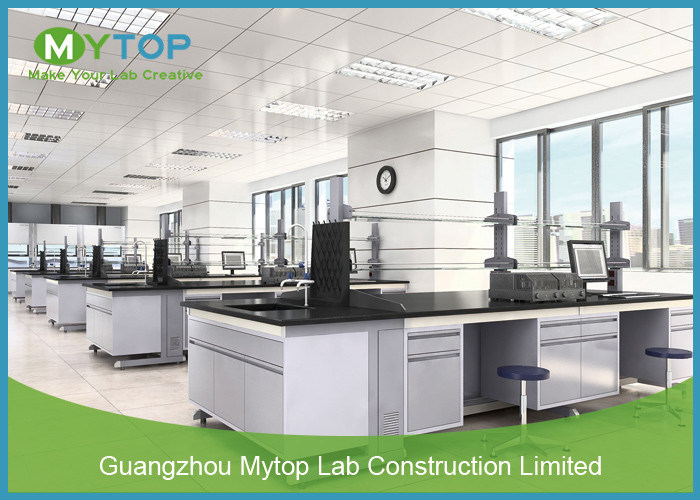 Modern Design Steel Science Lab Tables With Sinks And Ceramic Worktop Easy Clean