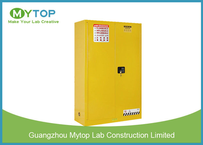 Yellow Color Fireproof Storage Cabinets For Flammable And