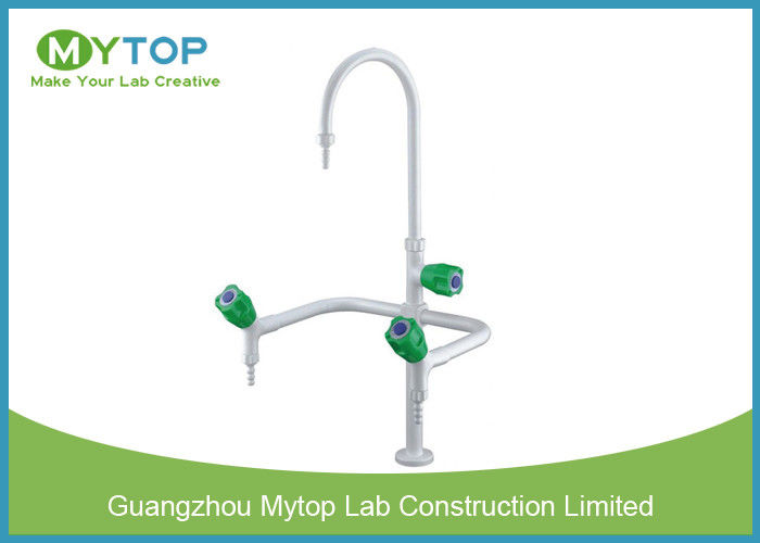 Triple Outlet Brass Lab Sink Faucets Laboratory Fittings For