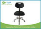 Anti Static Foaming Surface Lab Chairs With Back Support , ESD Safe Lab Chairs