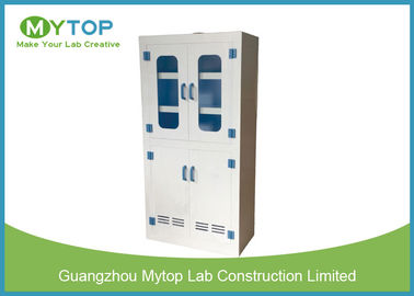 Hospital PP Plastic Laboratory Chemical Storage Cabinets , Acid Storage Containers