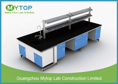 Metal Hospital Lab Furniture , Laboratory Work Benches For PCR Research