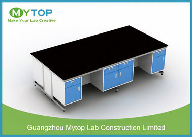 Modern All Steel Dental Lab Bench With Seating Space For Hospital / Clinic