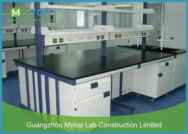 Steel Modern Laboratory Furniture Epoxy Coating Lab Workbench Impact Resistance