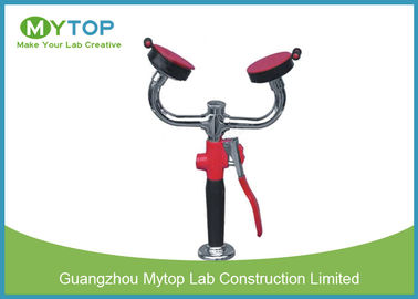 High Pressure 	Laboratory Fittings Spray Desktop Double Eye Wash For Lab Bench