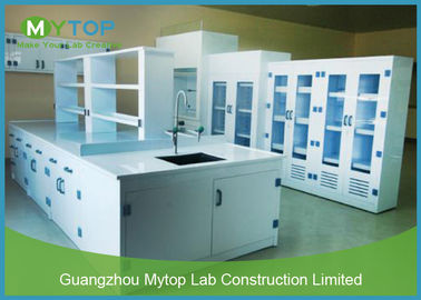 PP Material Hospital Laboratory Furniture Lab Workbench Alkali Resistance