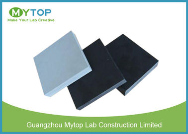 Black / Grey Epoxy Resin Laboratory Countertops High Temperature Resistant