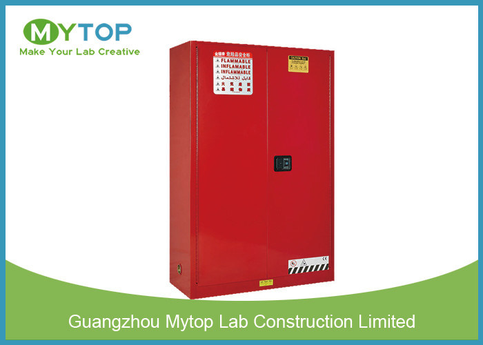 Metal 60 Gal Red Color Flammable Chemical Storage Containers With ...