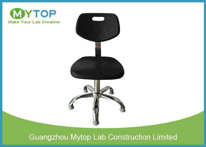 Anti Static Foaming Surface Lab Chairs With Back Support , ESD Safe Lab