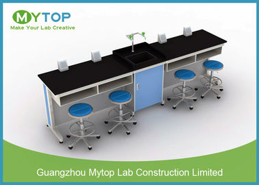 Custom School University Laboratory Furniture , Biology Lab Desk Furniture