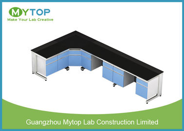 12.7 Mmn Phenolic Resin Medical Lab Furniture , PCR Laboratory Wall Bench