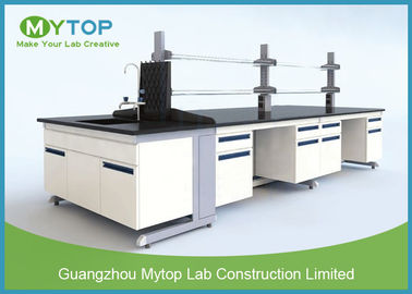 Anti - Chemical Galvanized Steel Metal Laboratory Table For Pharmaceutical Factory