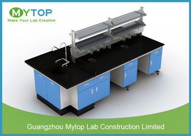 High Temperature Resistance Metal Laboratory Furniture , Chemistry Lab Tables