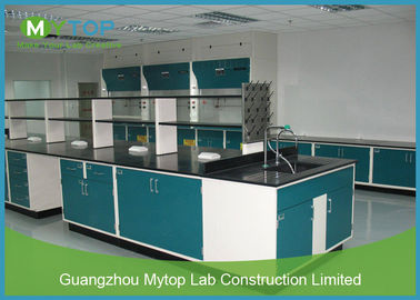 Steel Modern Laboratory Furniture Epoxy Coating Lab Workbench Impact Resistance