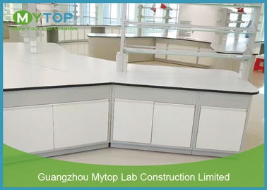 Steel Modern Laboratory Furniture Epoxy Coating Lab Workbench Impact Resistance