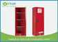 Red Color Flame Proof Storage Cabinets / Chemical Safety Cabinet 4 Gallon