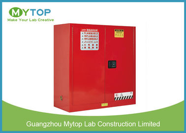 22 Gal Red Grounding Flammable Storage Cabinets For Chemicals Dangerous Goods