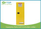 Yellow Flammable Gas Storage Cabinets , Chemical Safety Storage Cabinets 30 Gallon