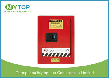 22 Gal Red Grounding Flammable Storage Cabinets For Chemicals Dangerous Goods