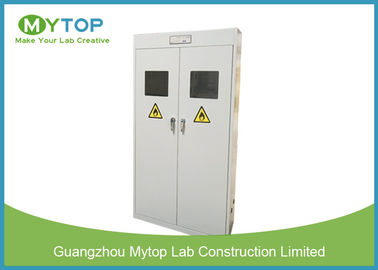 Steel Chemical Laboratory Storage Cabinet / Double Gas Cylinder Safety Cabinets