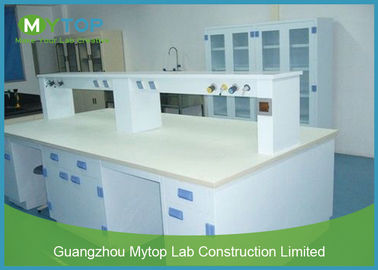 Acid Resistance Science Laboratory Furniture , PP Chemistry Lab Working Table