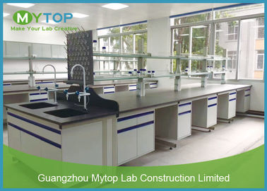 Anti - Chemical Galvanized Steel Metal Laboratory Table For Pharmaceutical Factory